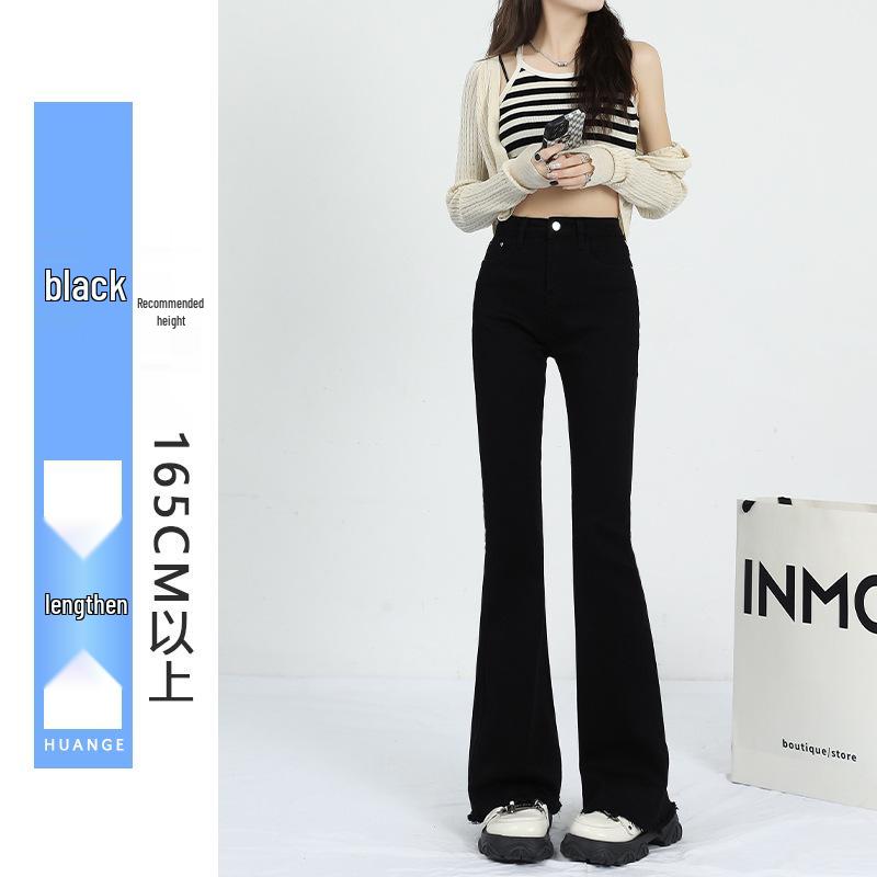 Women s Smoke Grey Spring 2026 High Waist Slimming Flare Jeans with Raw Hem. Large