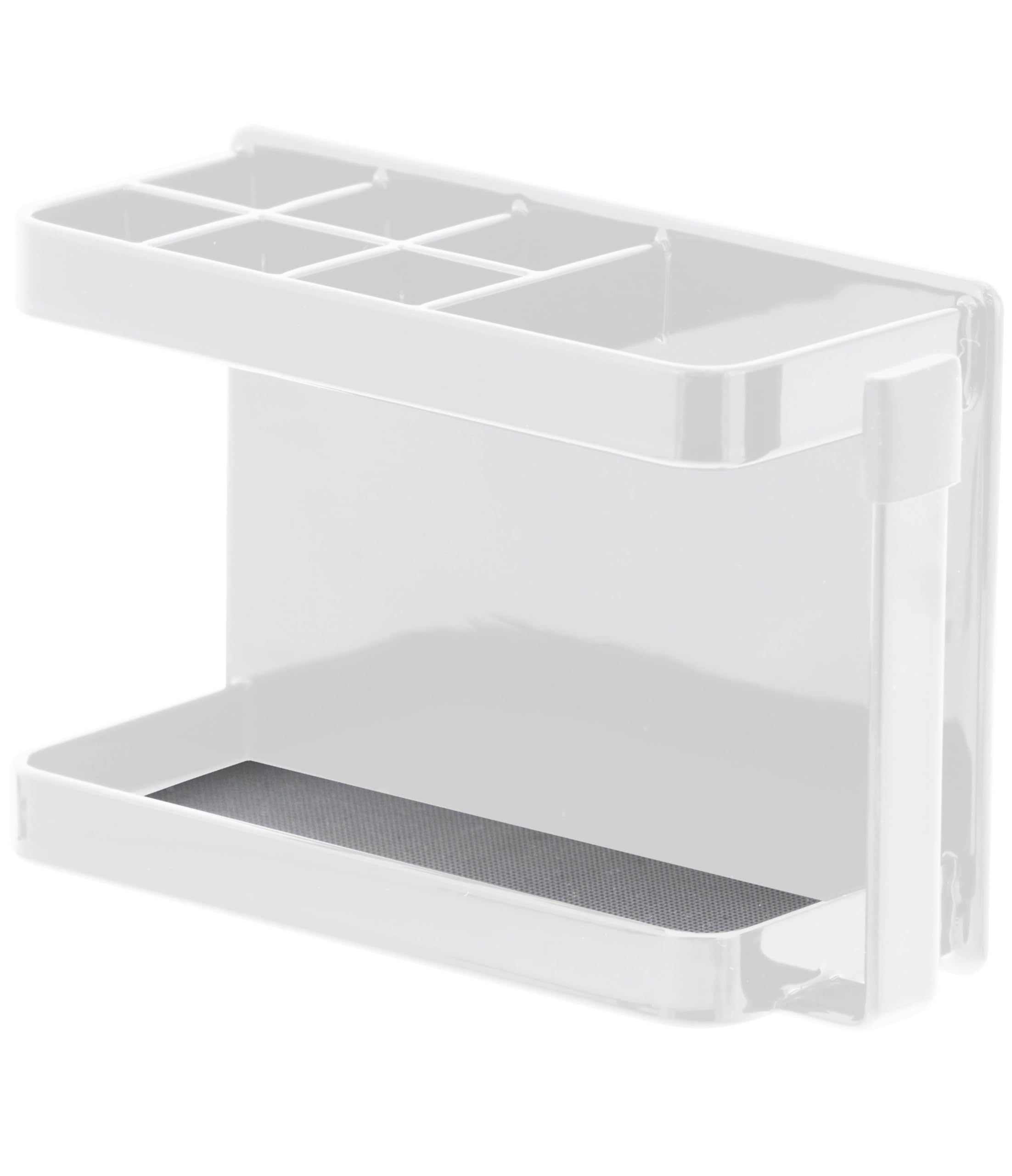 

Yamazaki Magnetic Toothbrush Stand, Toothbrush Holder for Bathroom, Tower, White, Approx. W13.5 x D5 x H8.5cm (Tower 3807)