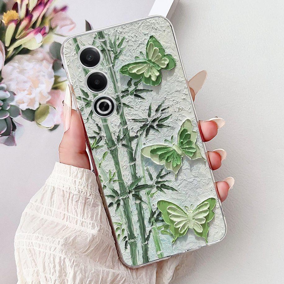 For OPPO K12x A80 Case 2024 New Fashion Love Heart Soft Silicone Back Cover For OPPO A3 Pro 5G CPH2639 A 80 K 12x CPH2667 Bumper