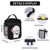 Cute Bubu Is Throwing Flip-flops At Dudu Insulated Lunch Bag for Women Children Portable Food Boxes Thermal Lunch Box Tote