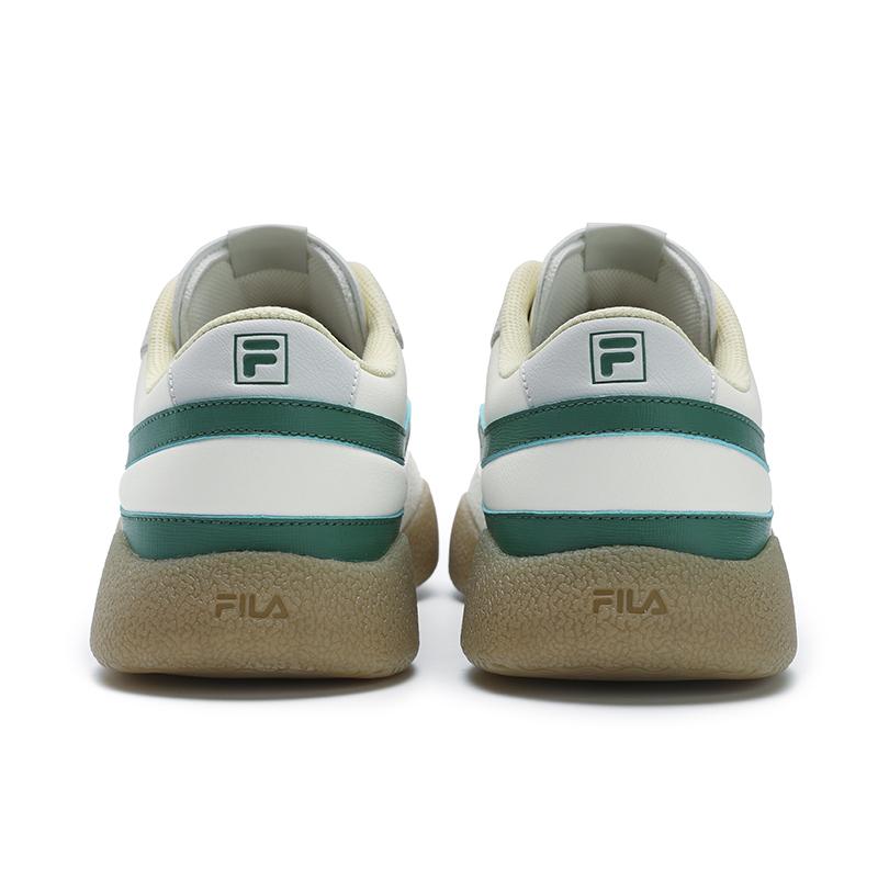 FILA Penguin Versatile Trendy Stylish Casual Shock Absorbing Wear Resistant Low Top Skate Shoes Men sneaker White Silver F12M512207FSA