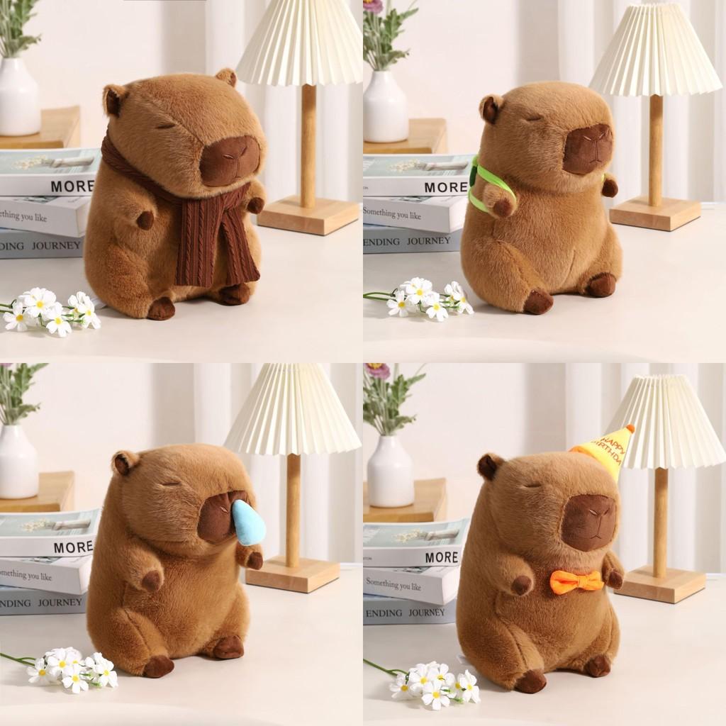 Adorable Capybara Plush Toy Creative Cute Animal Doll Soft Pp Cotton Material Birthday Gift