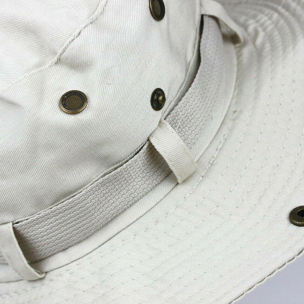 Outdoor Wide Brim Garden Hiking Cap Bucket Hat Sun Hat Neck Flap Cover