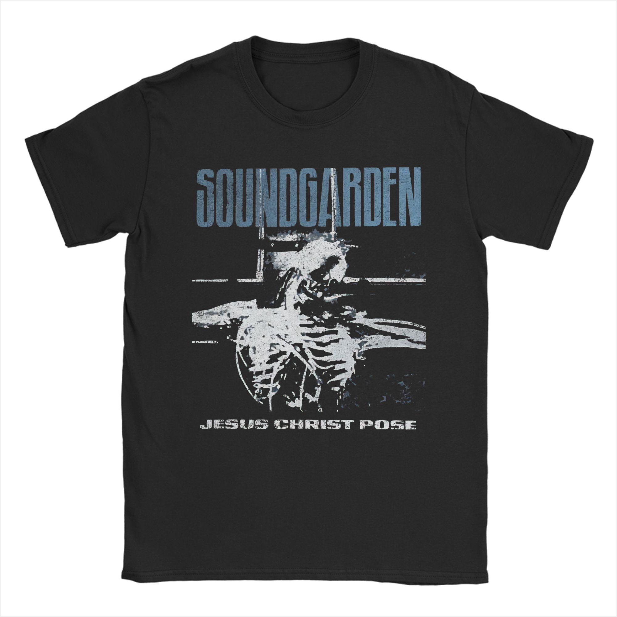 

Graphic Printing Soundgarden Band T Shirt for Men Women 100% Cotton T-shirts Short Sleeve Clothes 4XL