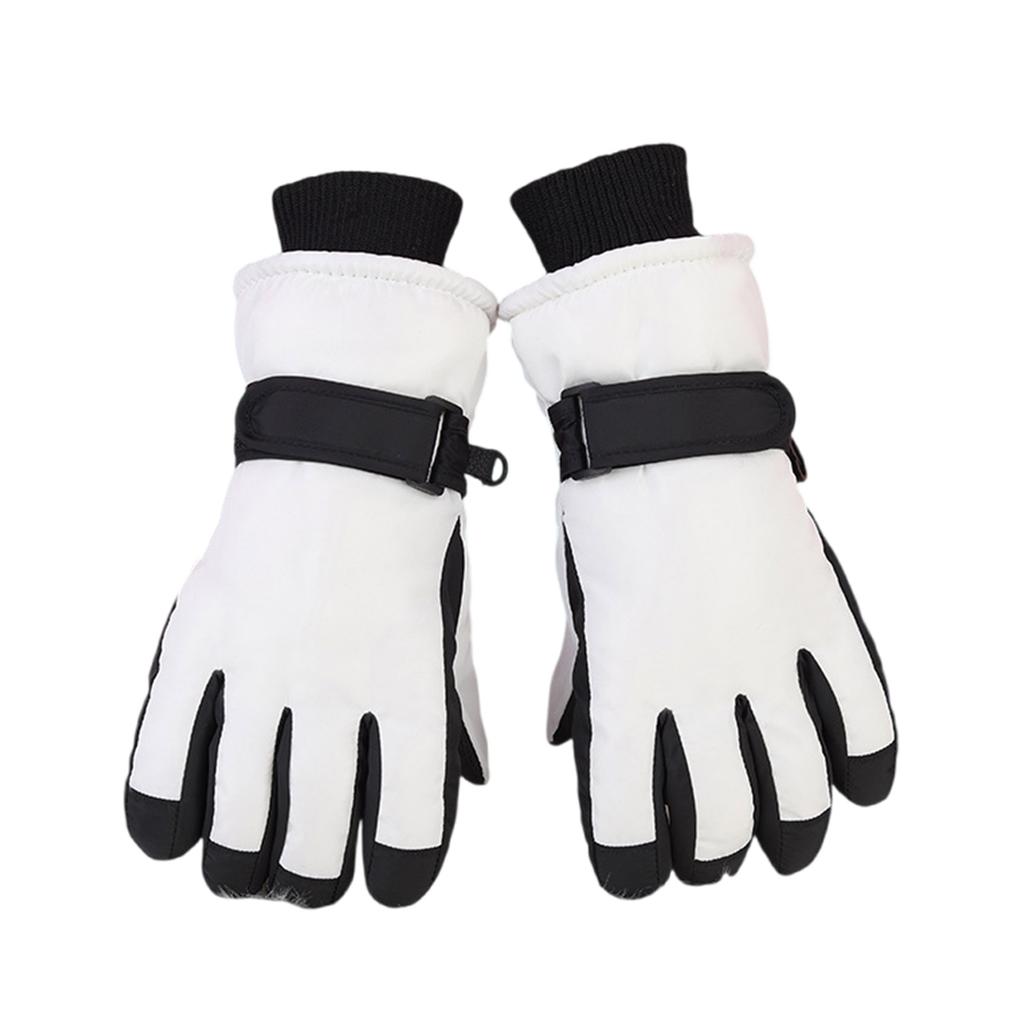 Kids Winter Mittens Soft & Breathable Fleece Lined Mitts Comfortable Warm Skiing Gloves for Children Snow Adventures