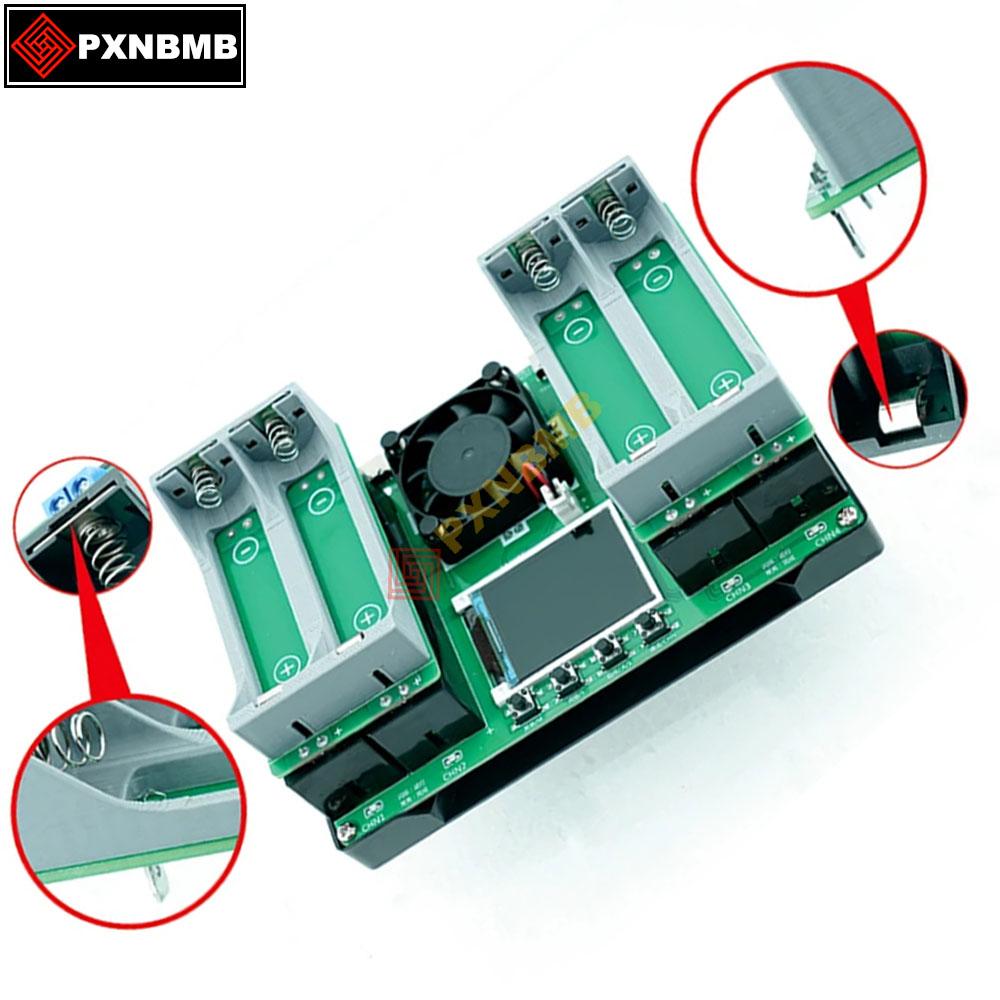 18650 Type-C LCD 4/1 Channel Display Battery Capacity Tester MAh Lithium Digital Battery Detection Module For Battery Testing