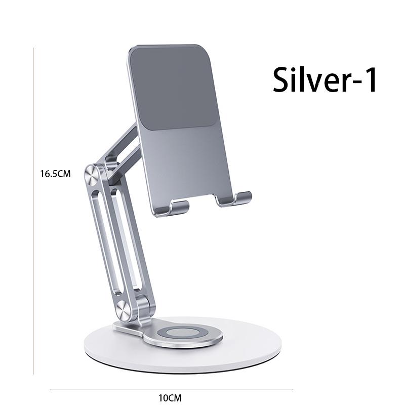 360° Metall Skrivebord Mobil KutumyQC Telefonholder Stativ For iPhone iPad Xiaomi Justerbar Skrivebordsnettbrettholder Mobiltelefonstativ
