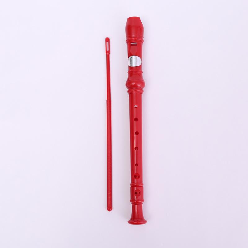 Swan ABS German Soprano Recorder for Students, 6/8-Hole, White Flute