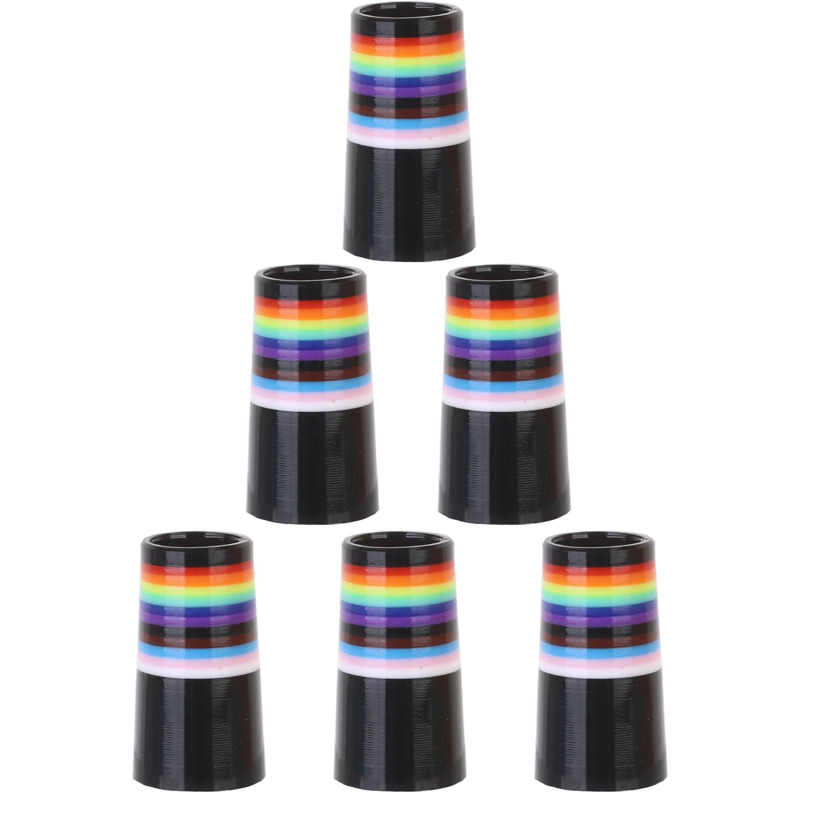 

Феррулы для гольф-айронов, совместимые со стальными конусными шафтами, параллельными шафтами, изготовленные из прочного АБС-материала, упаковка 10 штук, многокольцевые, 0,355 / 0,370