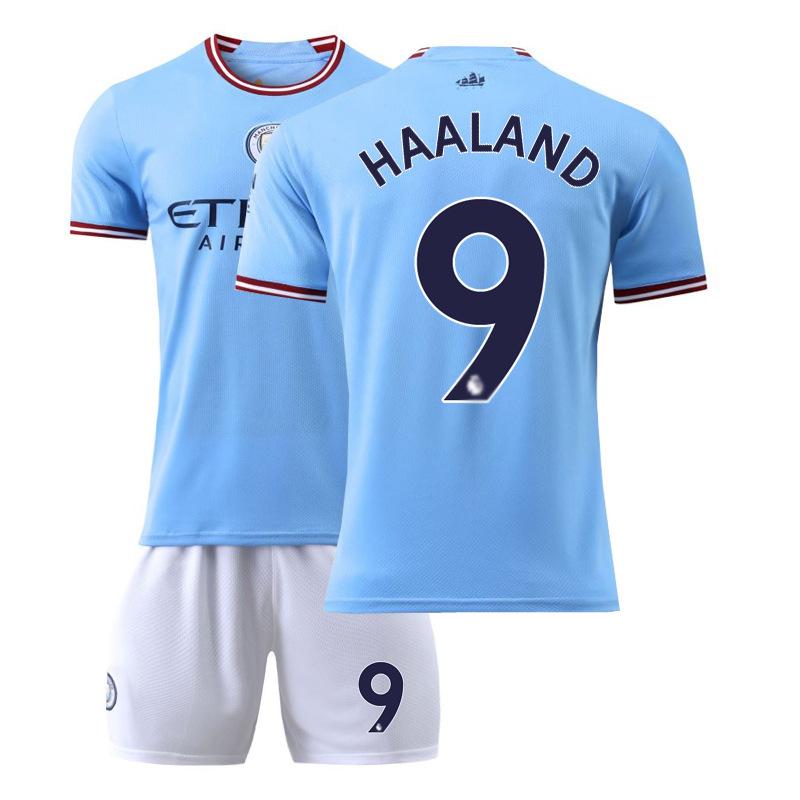 2223 Manchester City Heimtrikot Nr. 17 Debrunne Nr. 9 Harland 47 Forden 7 Stirling Trikot