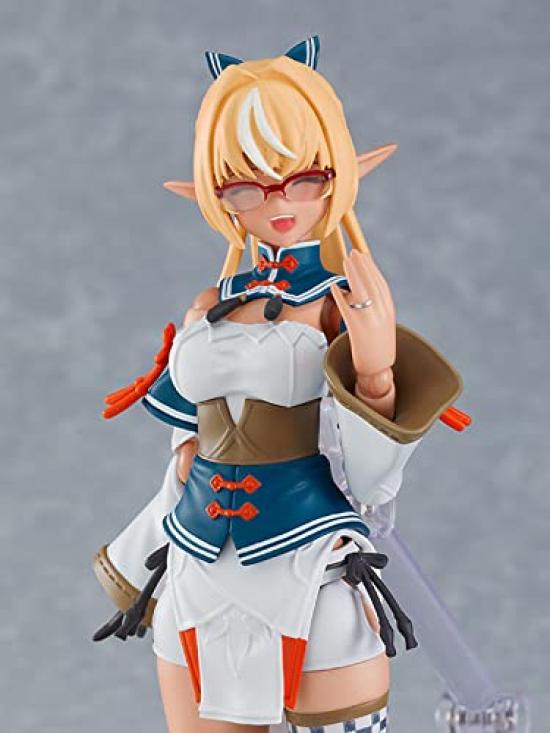 Max Factory Figma Hololive Production Shiranui Flare Plastová malovaná pohyblivá figurka v měřítku
