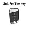 Tytanowy Szary do VW Volkswagen Magotan Passat B8 Skoda Superb Kodiaq A7 Etui Pokrowiec Uchwyt Brelok Akcesoria do Kluczyka Samochodowego