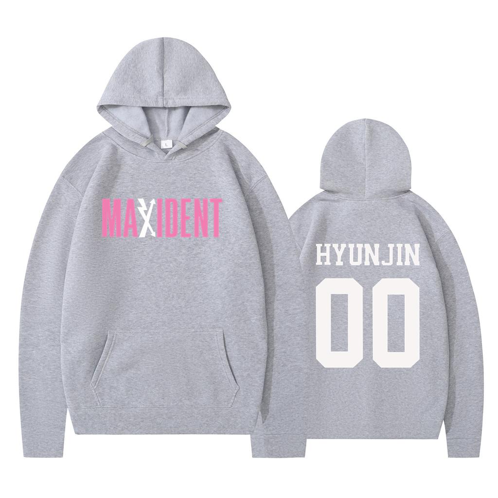 Vintage Grafický Potisk Stray Kids Mikina Dámská Pánská Ležérní Hip Hop Streetwear Dlouhý Rukáv Fleecová Mikina Unisex