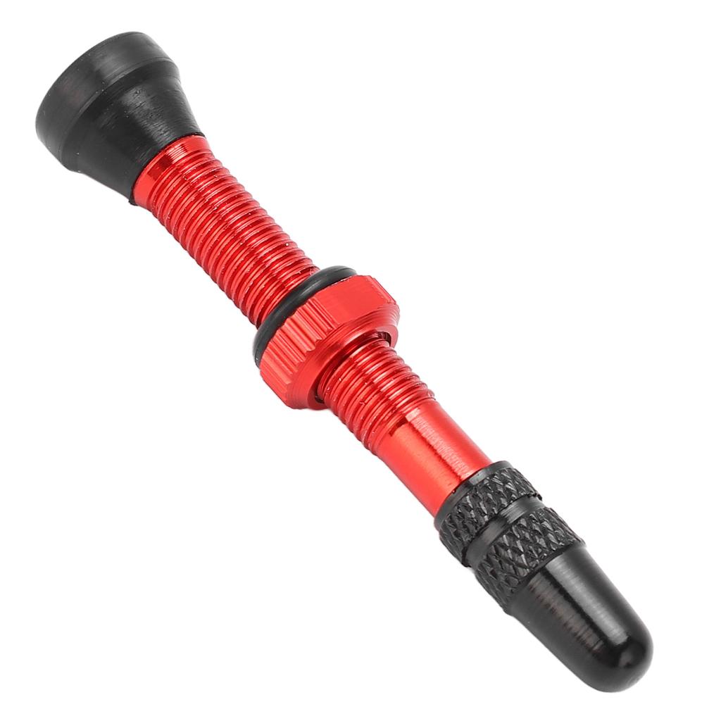 Tubeless Valve Stems Anodized Aluminum Alloy Vacuum Extension 40MM for Presta Valve for Road Bikes