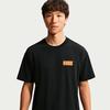 Sportswear T Shirts Men's Black Crew Neck Moderate
