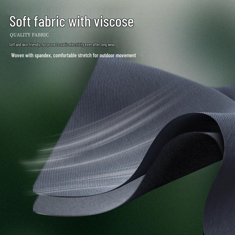 Futing Men's Outdoor Windproof Stand-Collar Cardigan Jacket