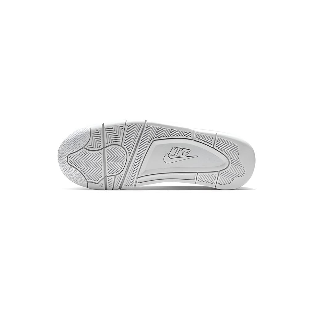Nike Flight Legacy Prosperity And Auspiciousness Mid top Vintage Basketball Shoes Unisex White Red BQ4212-101(Team196-)