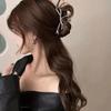 1 Multi-color Irregular Bow Large Grab Clip WOMEN'S Back Hair Clip Simple Design Advanced Sense Shark Clip Suitable for Daily US