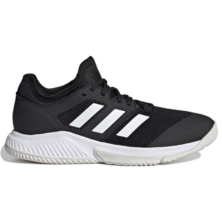 Adidas  Court Team Bounce IN Core Black Women Sneakers Cloud-White Silver-Metallic FX1804