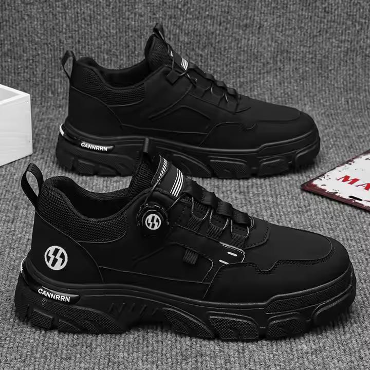 High Top Martin Boots Men's Shoes Autumn New Workwear Shoes Men's Trendy Thick Soled Sports Shoes Casual Short Boots