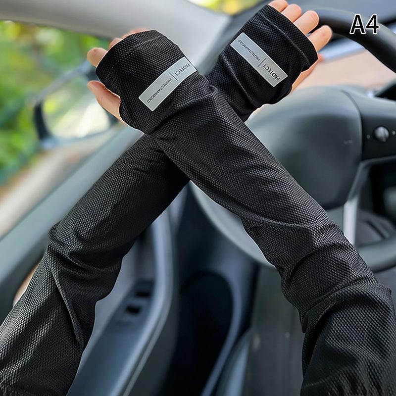 Unisex Cooling Arm Sleeves Hand Protector Cover Sun Protection Sleeve Scarf