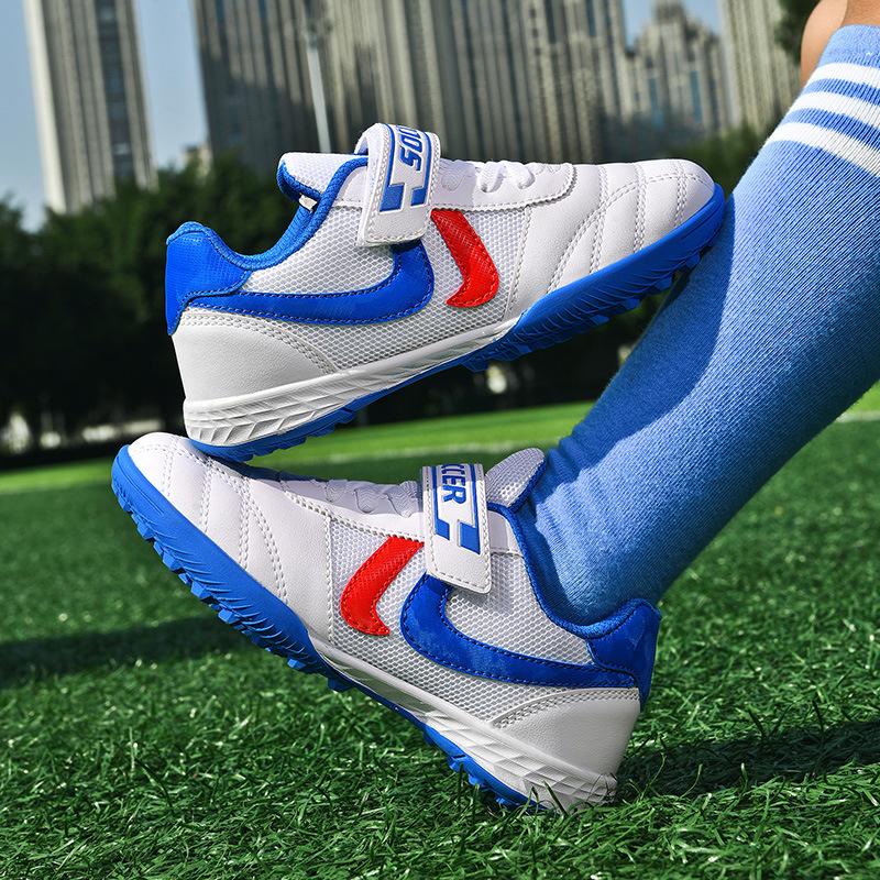 

Popular men s and children s broken nail football shoes are breathable and comfortable, and the spot 2025 factory directly supplies non-slip football 39
