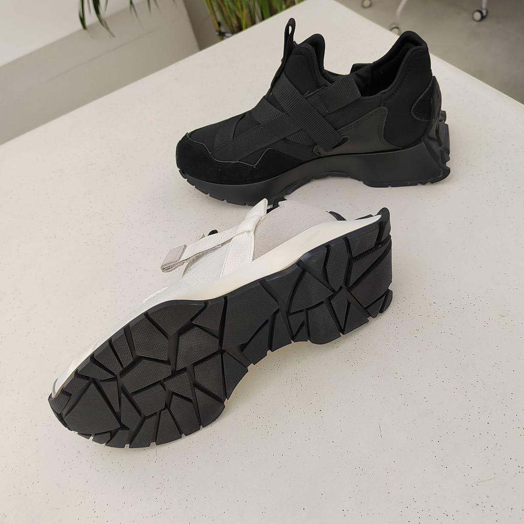 Vår Høst Dame Luksuriøse Sportssko Nye Fargeblokk Populære Trendy Myk Såle Uformelle Par Sneakers