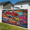 2D Colorful Graffiti Wall Photography Background Cloth