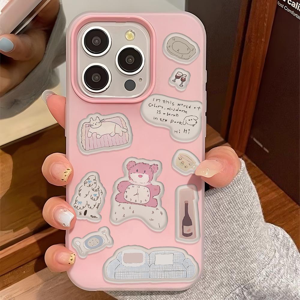 Painted Phone Case for iPhone 15 11 13 14 for 15 16 Pro Max 12 13 16 Pro Cute Fasion Funny Lanyard Phone Case Latest Top Selling Recommendations