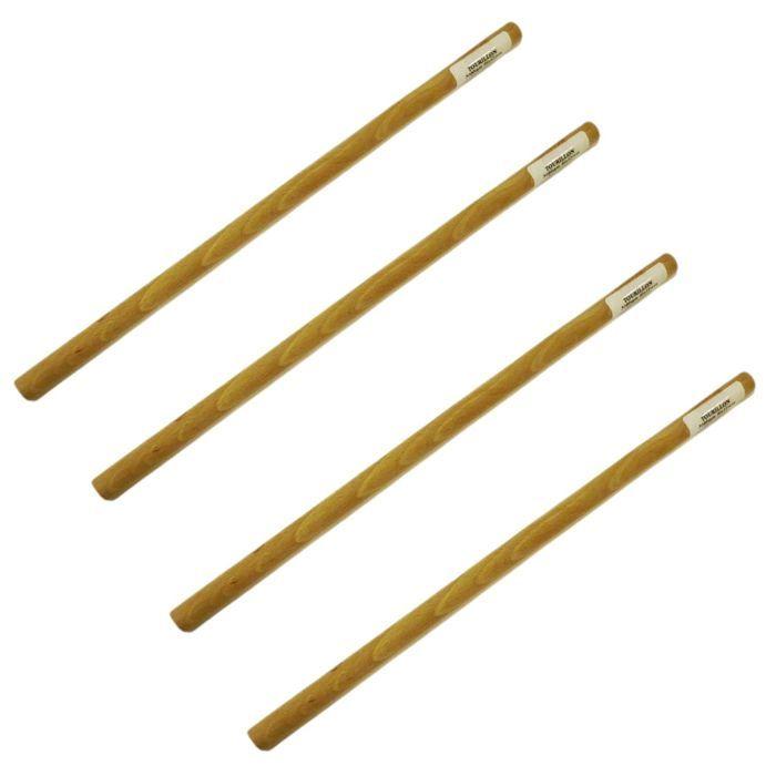 4 Smooth Wooden Dowels for Wall Weaving 30 Cm Ø 12 Mm