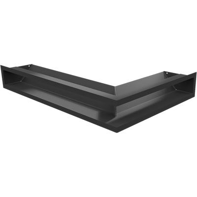 Vent Cover LUFT rohový levý 60x40x9 černý Slim
