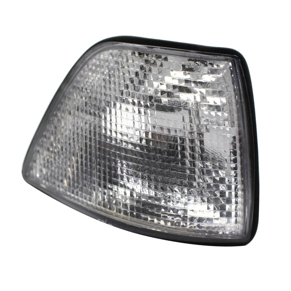 A Pair of Turn Signal Light With White Lens Replacement For BMW E36 318i 328i M3 Turn Signal Light  Plastic Material Left /Right