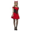 Fever Womens/Ladies Wicked Devil Costume Set