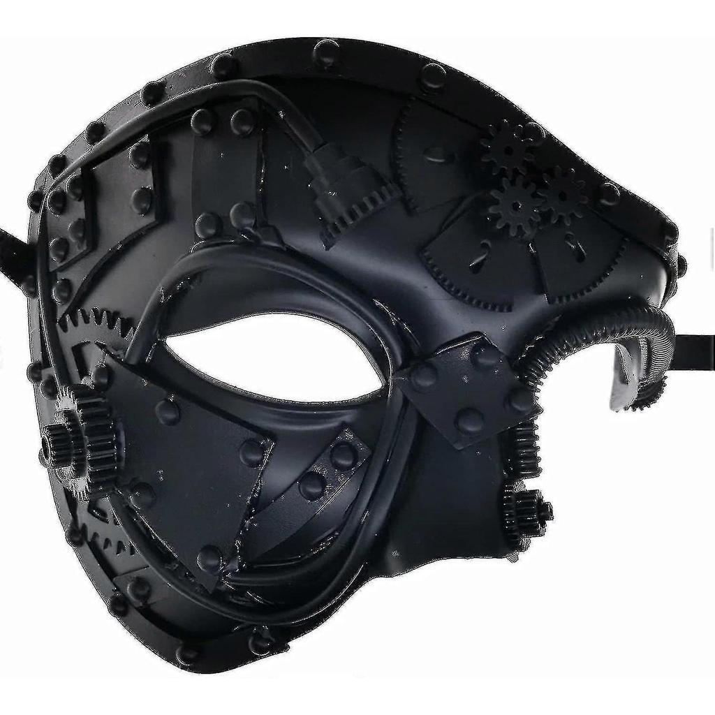 Metal Cyborg Mask, Masquerade Mask For Halloween Costume Party/phantom Of The Opera/mardi Gras Ball - Pjun
