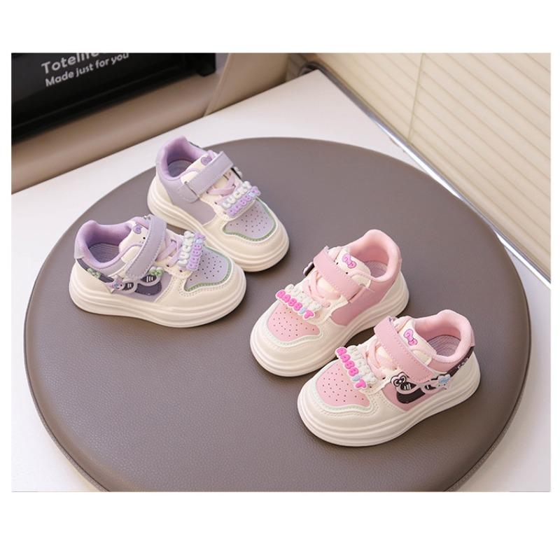 Girls' Sports Shoes Autumn New Soft-soled Cartoon Classmates Casual Shoes Girls' Princess Shoes Medium and Small Children's Board Shoes