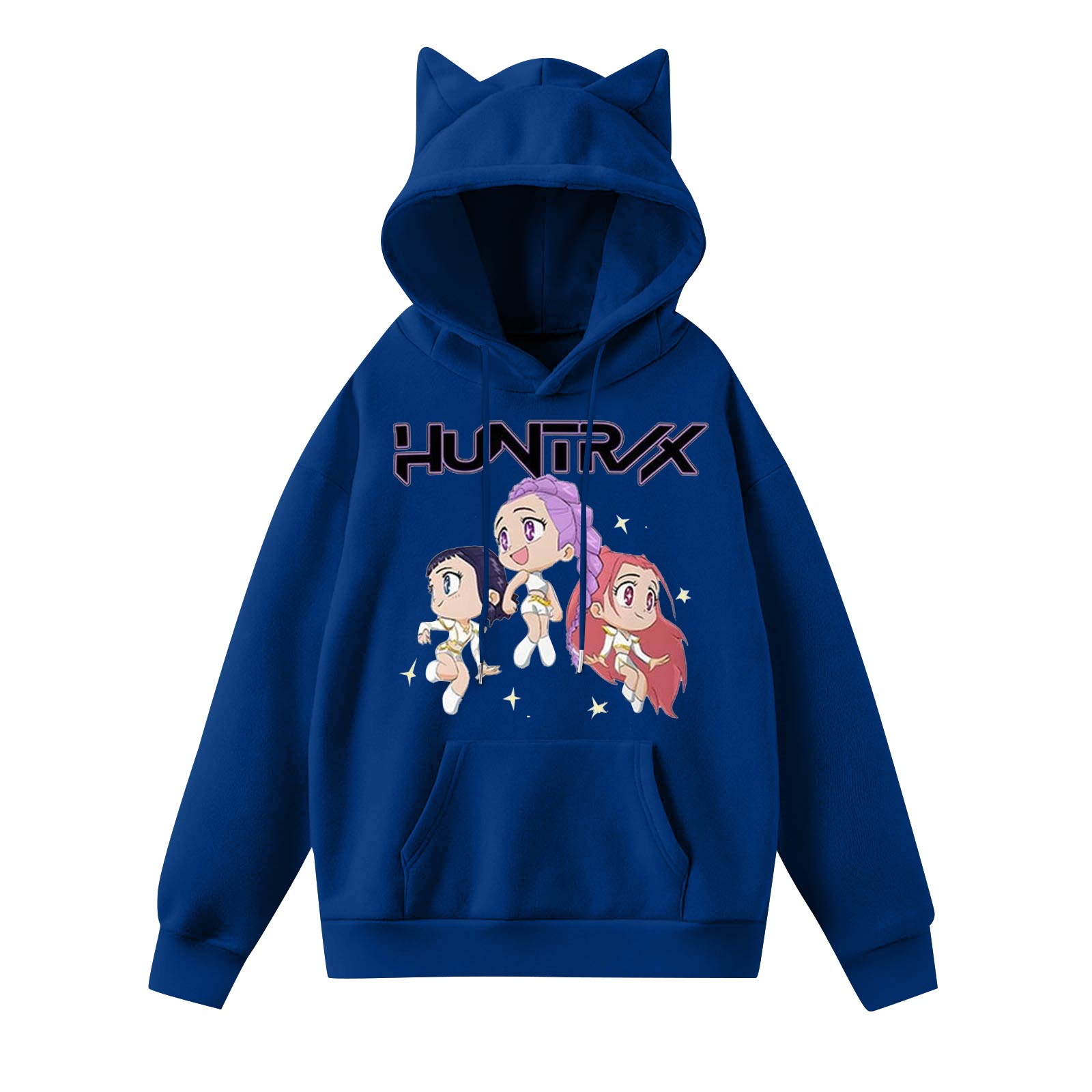 

Женская мода повседневная толстовка с капюшоном с длинным рукавом и круглым вырезом с карманами L