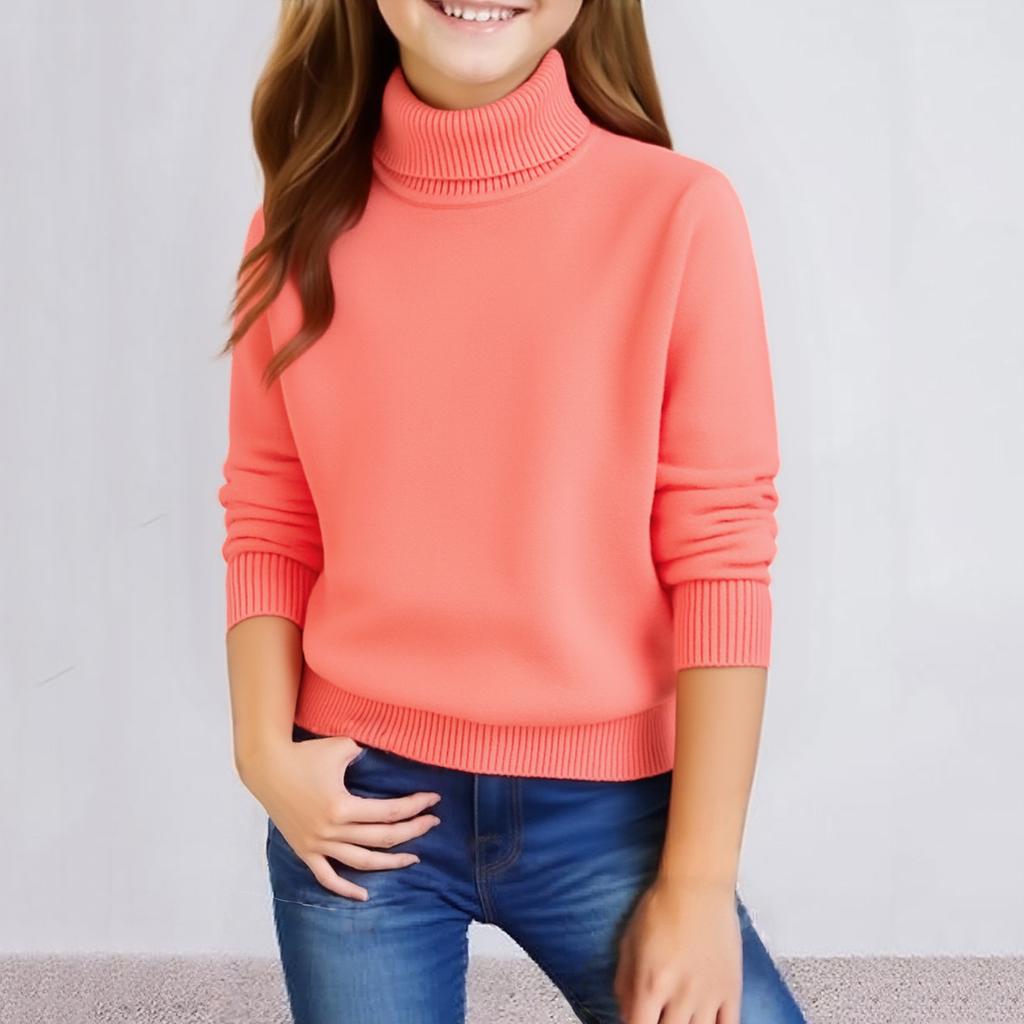 Children's Fashion Casual Cardigan Knitted Long Sleeve  Top