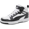 Rebound V6 Leather Mid AC+ Jr Versatile Comfortable Shock Absorbing Durable Mid-Top Kids Basketball Shoes Kids Basketball Shoes 404317-01