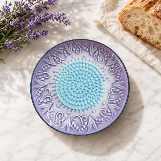 Ceramiczna Płytka do Tarcia Czosnku, Wytłaczany Ręczny Młynek do Imbiru i Serów, Wielofunkcyjne Naczynie Kuchenne do Siekania Cebuli, Cytryny, Warzyw, Owoców
