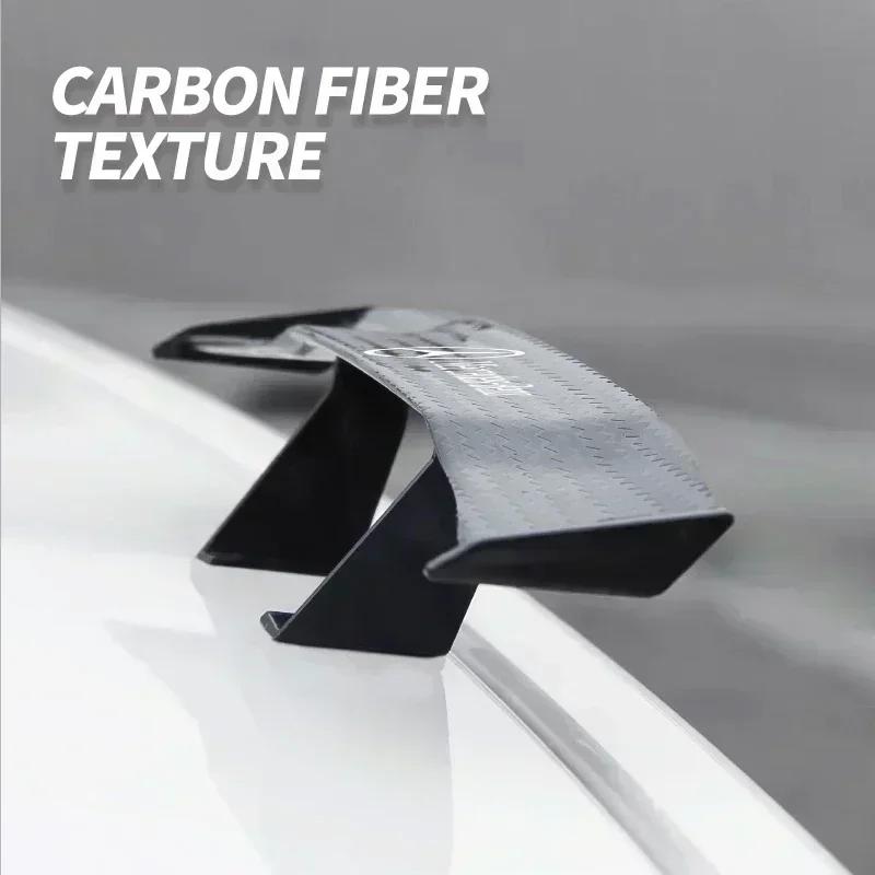 RAT2 Carbon Look Car Rear Spoiler Mini Wings Decoration Auto Accessories For Mercedes Benz W166 W212 W213 W246 W176 W205 C180 W167