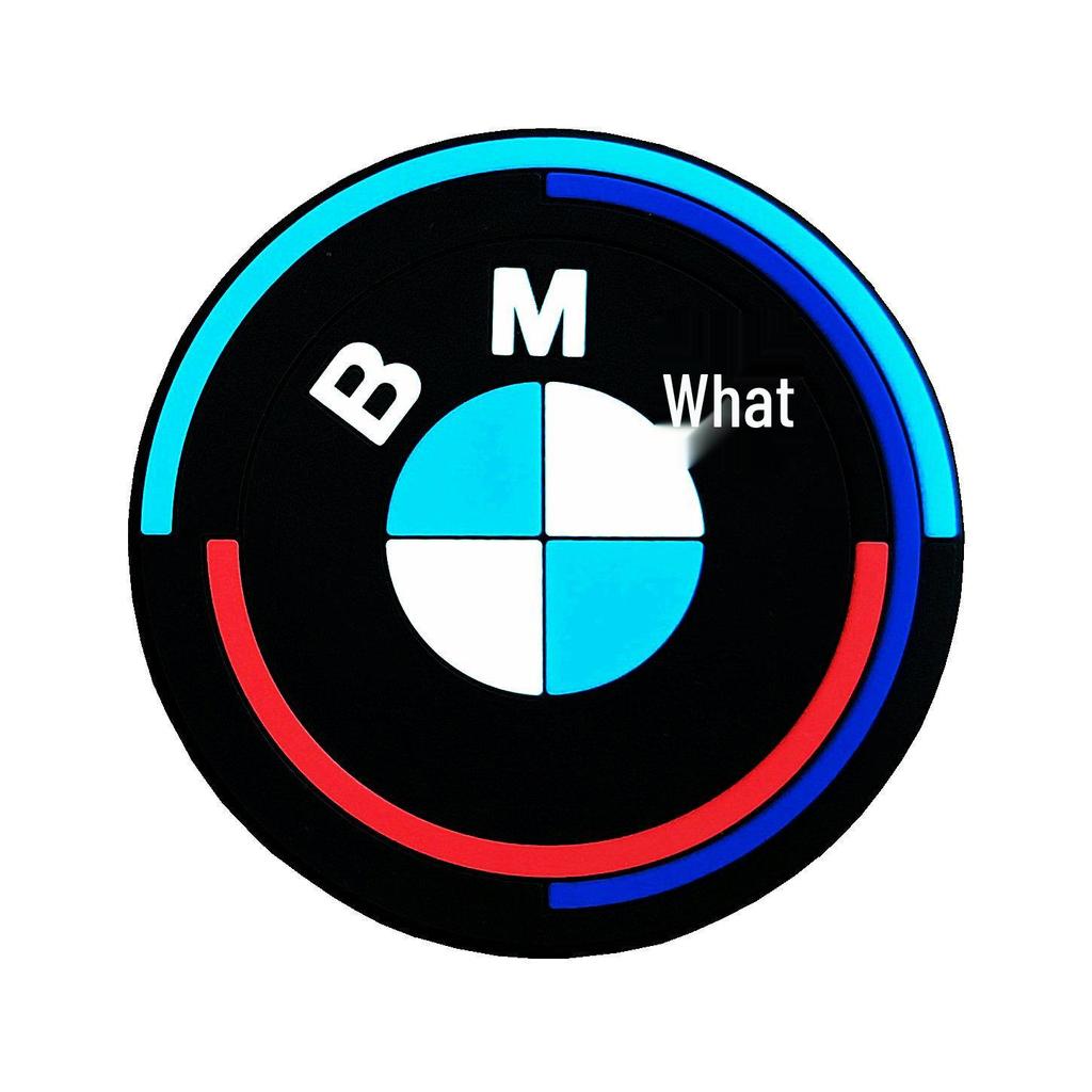 BMW Anniversary Edition 3D Non-slip Heat-resistant PVC Cup Coaster