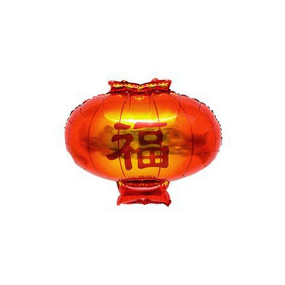 Decorative Chinese New Year Balloon Big Size Maroon Blessing Bag Balloons  Spring Festival