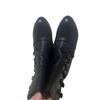 Nuovi Stivali Invernali da Donna, Caldi con Suola Spessa, Punta Affusolata Morbida, Colore Unito, Stivaletti Corti con Tacco Alto, Comodi Eleganti Stivaletti Corti con Tacco Chunky