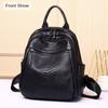 Medium Women Backpacks Genuine Leather Daypack Luxury Snake Pattern Backpack For Outdoor Traveling Commute Serpentine School Bag