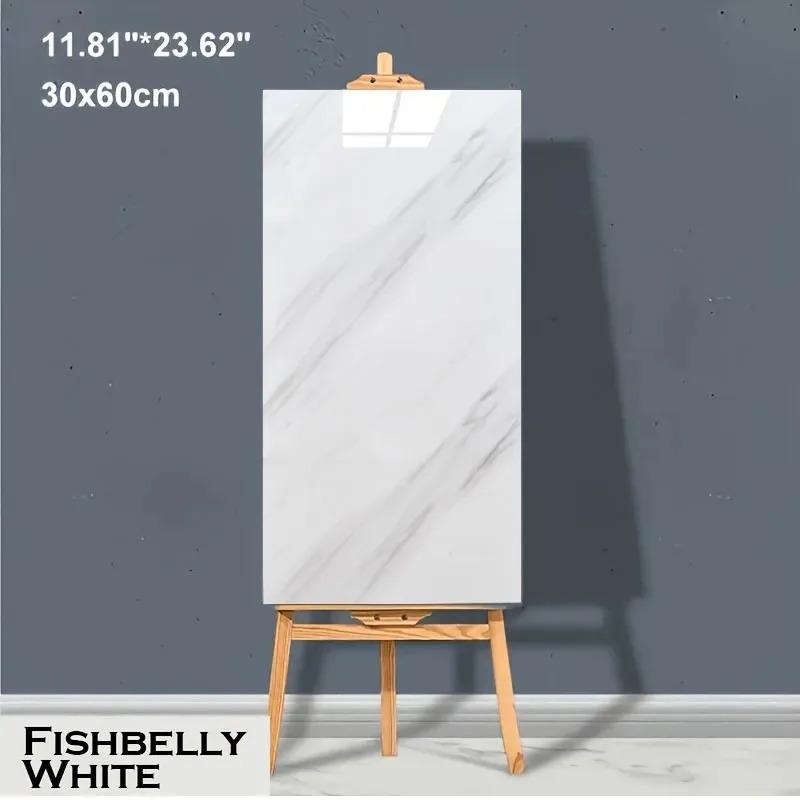 60cm*30cm Adhesive Wall Wallpaper Imitation Ceramic Tiles Sheet Paper Waterproof Wall Stickers Bathroom Peel and Stick Wallpaper