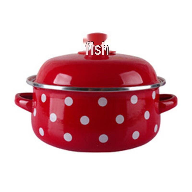 GOWKE Thickened Enamel Soup Pot