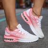 Running Women's Shoes Air Cushion Shock Absorption Running Shoes Summer Hollow Mesh Breathable Sports Lightweight Soft-soled Mot