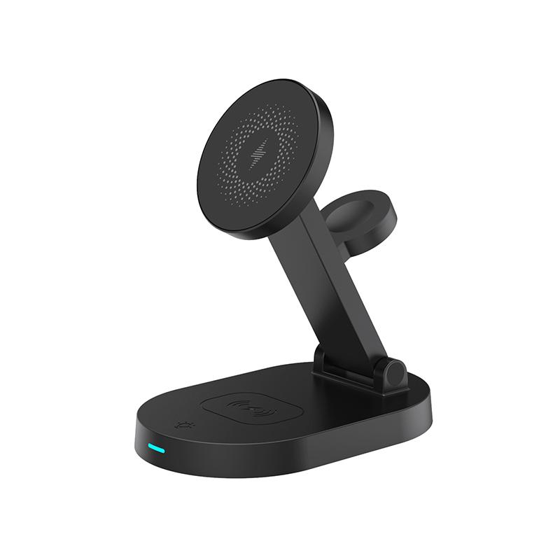 Magnetický bezdrátový nabíječ 3 v 1 15W stojan pro iPhone 12 13 14 Apple Watch 8 7 6 Airpods Fast Charging Dock Station
