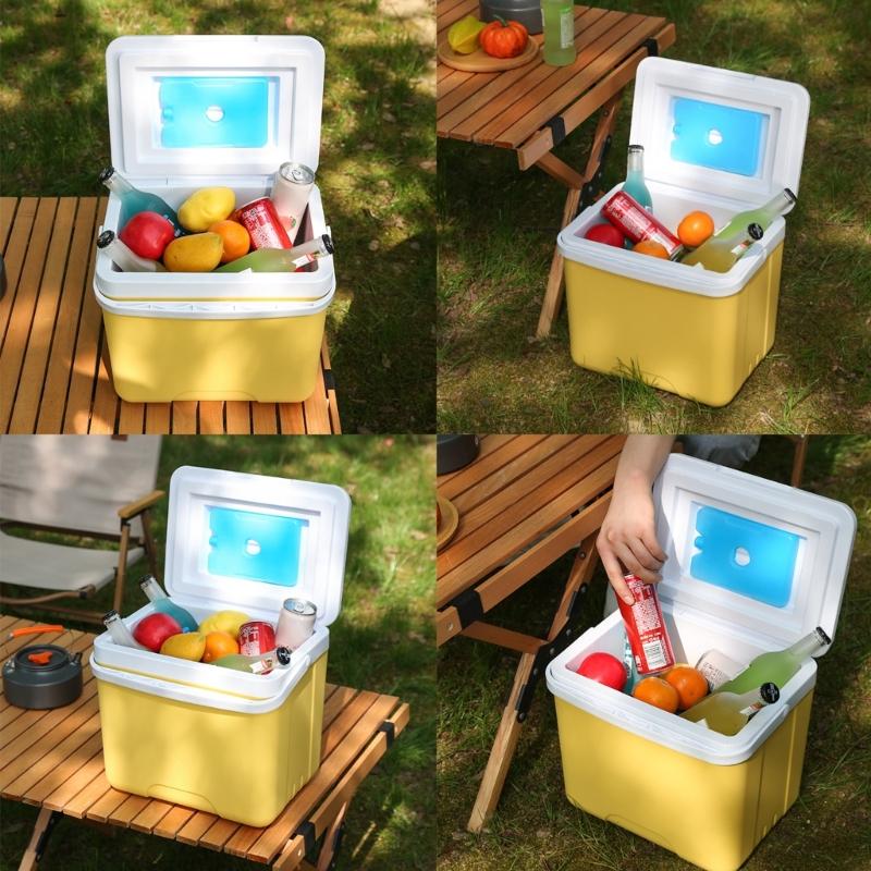 6L Outdoor Camping Coolers Ice Box Insulated Ice Chest Car Refrigerator Incubator Outdoor Hard Coolers Easy To Use