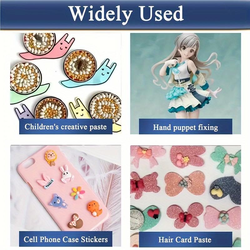 60pcs Transparent Mounting Putty, Traceless Acrylic Adhesive Tabs for Dolls & Office Use